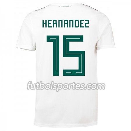 Camisetas México Hernandez 15 Segunda Equipacion Mundial 2018
